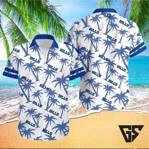 Buffalo Bills Palm Grove Hawaiian Shirt