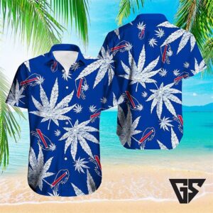 Buffalo Bills Palm Paradise Blue Hawaiian Shirt