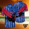 Buffalo Bills Red White And Blue Starburst Hawaiian Shirt