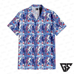 Buffalo Bills Retro Bolts Hawaiian Shirt