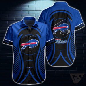 Buffalo Bills Tribal Edge Hawaiian Shirt