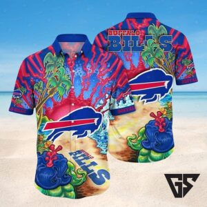 Buffalo Bills Tropical Beach Hawaiian Shirt