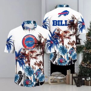 Buffalo Bills Tropical Oasis Hawaiian Shirt
