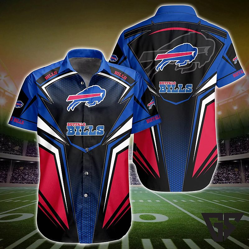 Buffalo Bills Victory Stripe Hawaiian Shirt Buffalo Bills Victory Stripe Hawaiian Shirt