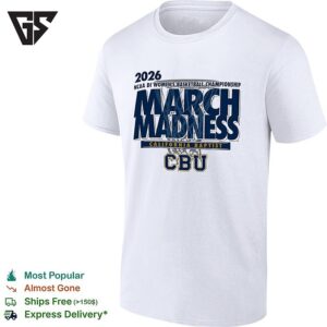 California Baptist March Madness NCAA Di Women’s Basketball Championship 2026 T-Shirt