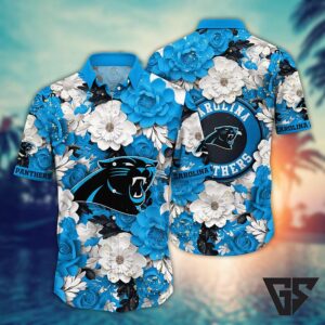 Carolina Panthers Island Fury Aloha T-Shirt