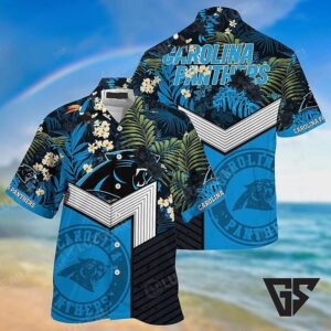 Carolina Panthers Ocean Breeze Victory Hawaiian Shirt