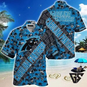 Carolina Panthers Tropic Storm Hawaiian Shirt