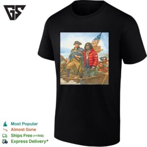 Chief Keef Crossing The Delaware George Washington Parody T-Shirt