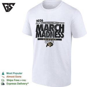 Colorado Buffaloes March Madness NCAA Di Women’s Basketball Championship 2026 T-Shirt