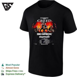 Creed Summer Of 99 Tour 2026 July Run Shows T-Shirt