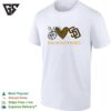 Diego Padres Peace Love Padres Hand Sign Heart Shape And Logo T-Shirt