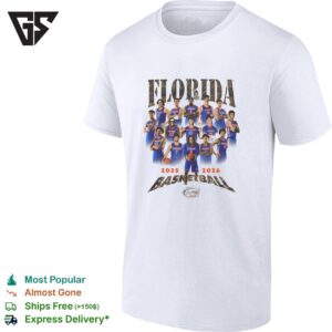Florida Gators Basketball Players 2025 2026 Graphic T-Shirt