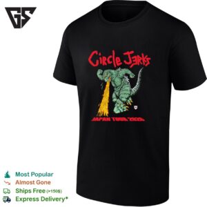 Godzilla Circle Jerks Japan Tour 2026 T-Shirt