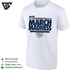 Gonzaga Bulldogs March Madness NCAA Di Men’s Basketball Championship 2026 T-Shirt