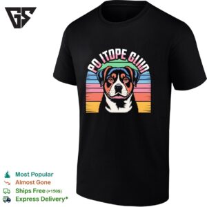 Greater Swiss Mountain Dog Po Itope Gliin Retro T-Shirt