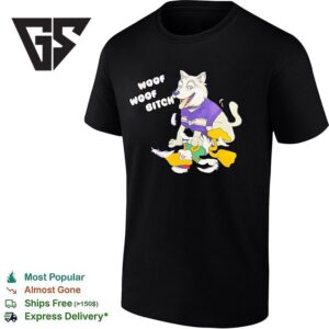 Husky Duck Hunt Woof Woof Bitch Washington Huskies Football T-Shirt 1 1