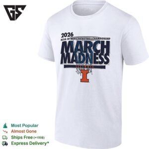 Illinois Fighting Illini March Madness NCAA Di Men’s Basketball Championship 2026 T-Shirt