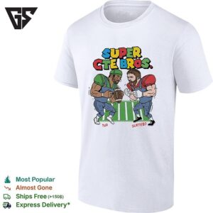 Jaxson Dart Vs Cam Skattebo Super Cte Bros Cartoon T-Shirt