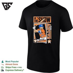 Jose Altuve 27 Houston Astros Baseball Team Mlb The Show Caricature T-Shirt