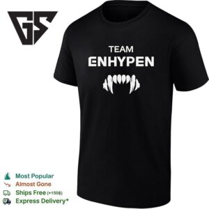 K-Pop Tem Enhypen Vampire Fangs T-Shirt 1 1