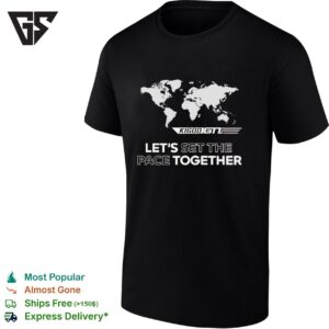 K1600 Gtl Let’s Set The Pace Together Wolrd Map T-Shirt