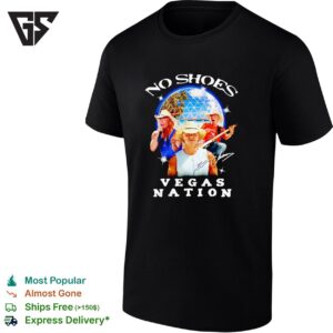 Kenny Chesney Playing Music No Shoes Vegas Nation Signature Graphic T-Shirt