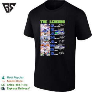 Kenny Easley Steve Largent Seattle Seahawks The Legends Players Signatures T-Shirt