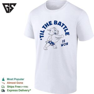 Kentucky Wildcats Mascot ’til The Battle Is Won T-Shirt