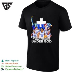 Kentucky Wildcats Players One Nation Unde God Graphic T-Shirt