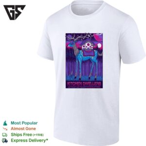 Kitchen Dwellers California Tour Feb 2026 Poster T-Shirt