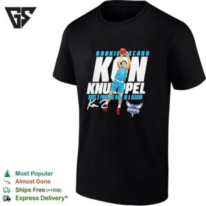 Kon Knueppel Slam Charlotte Hornets Rookie Record Most 3 Pointers Made In A Season T-Shirt