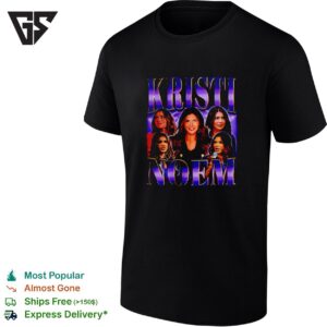 Kristi Noem Purple Lightning Graphic T-Shirt
