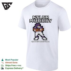 Kyler Murray K1 Quaterback Of Minnesota Vikings Football Team Pixel Style T-Shirt