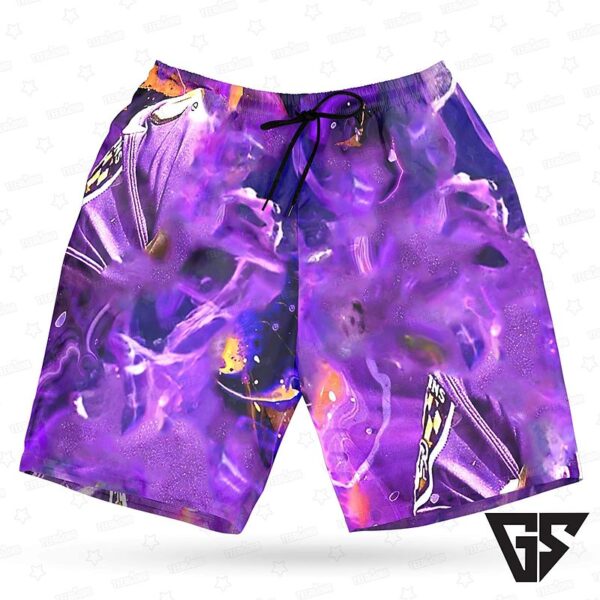 Lamar Jackson Baltimore Ravens Gridiron Majesty Hawaiian Shirt