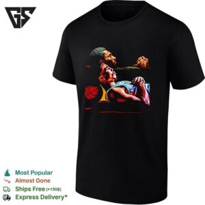 Legend Kobe Bryant And Jayson Tatum Of Boston Celtics Lying With The Head Resting On A Ball T-Shirt