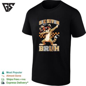 Leopard Dabing Six Seven Bruh Cheetah 67 Animal Print T-Shirt