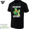 Leprechaun Vomiting A Rainbow Luck Ran Out Beer Didn’t St. Patrick’s Day T-Shirt