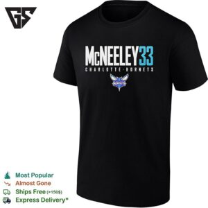 Liam Mcneeley 33 Charlotte Hornets Basketball Mcneeley 33 T-Shirt