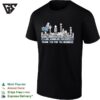 Los Angeles Dodgers All Name Of Legends City Skyline Shape Thank You For The Memories T-Shirt