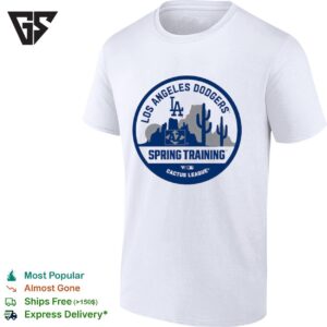 Los Angeles Dodgers Levelwear Spring Training Badge Luxe Signature Knit T-Shirt
