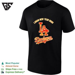 Lunar New Year 2026 Los Angeles Dodgers Logo T-Shirt