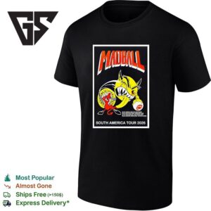 Madball South America 2026 Shows Poster T-Shirt