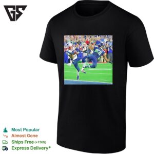 Malcolm Butler New England Patriots Goal Line Interception Football T-Shirt