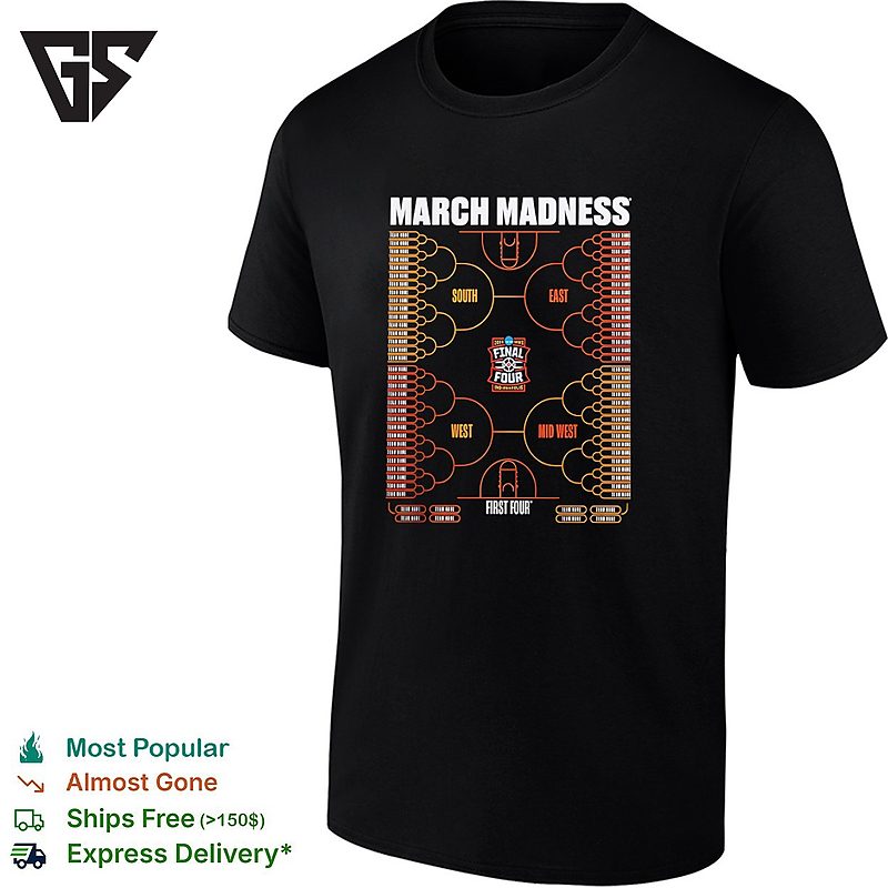 March Madness NCAA Men’s Basketball Tournament 2026 Bracket T-Shirt March Madness NCAA Men’s Basketball Tournament 2026 Bracket T-Shirt
