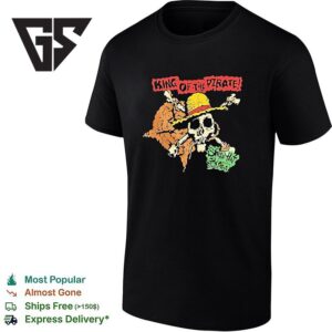 Mcdonalds One Piece King Of The Pirate Straw Hat Since 1999 T-Shirt 1 1