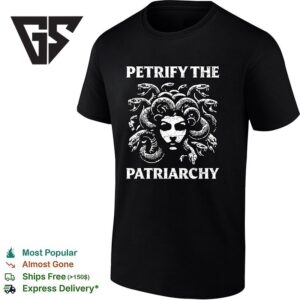 Medusa Head Petrify The Patriarchy Graphic T-Shirt 1 1