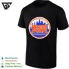 Merauder New York Mets Baseball Logo Skyline T-Shirt