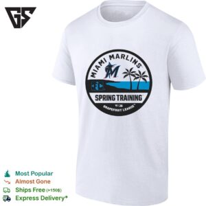 Miami Marlins Levelwear Spring Training Badge Luxe Signature Knit T-Shirt