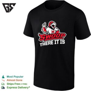 Miami Redhawks Basketball Swoop There It Is Mascot And Wearing Jersey T-Shirt